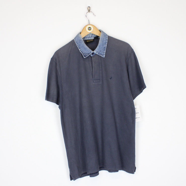 image of Vintage Nautica Polo Shirt Medium