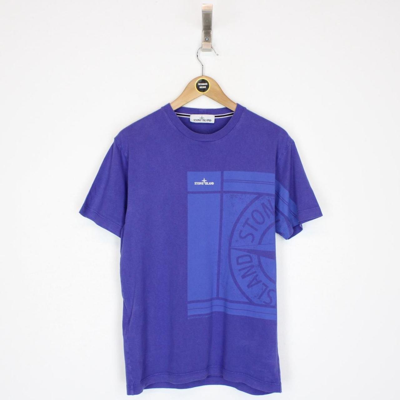 image of Stone Island AW 2021 Logo Print T-Shirt Small