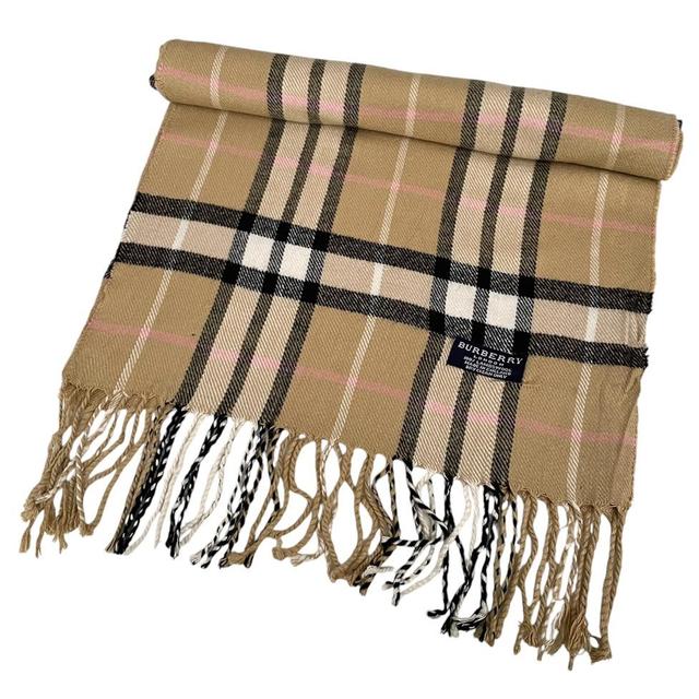 image of Vintage 90s Burberry Lambswool Scarf