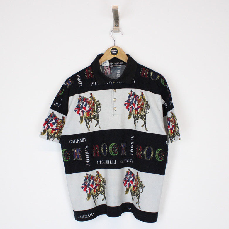 image of Vintage 1996 Versace Sex Pistols Polo Small