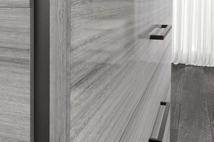 Mia Uph Light Gray Chest - Ella Furniture