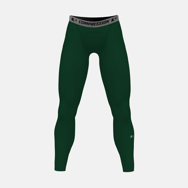 nike green compression pants