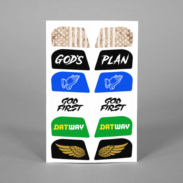 adidas football visor stickers