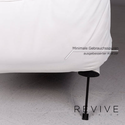 de Sede DS 140 Leder Sofa Weiß Zweisitzer Funktion Relaxfunktion #10327