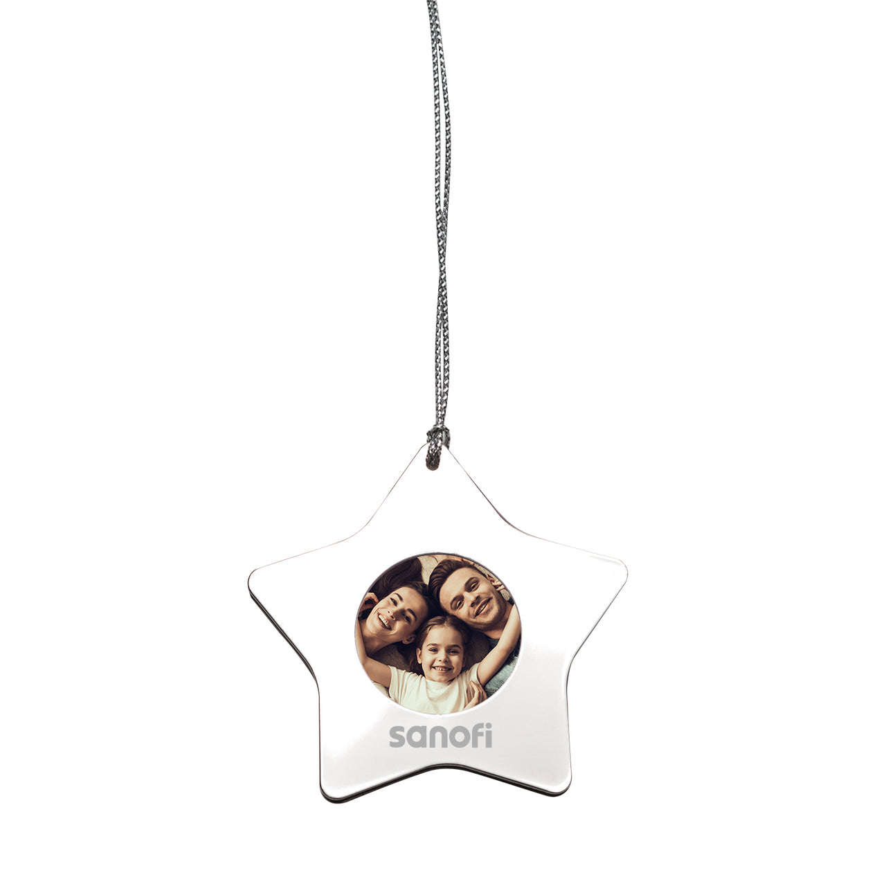 Personalized Lucent Star Ornament