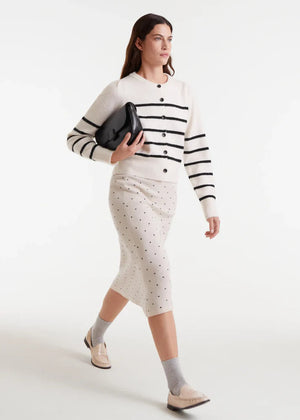 Mini Dots Skirt - White - Frances Jaye