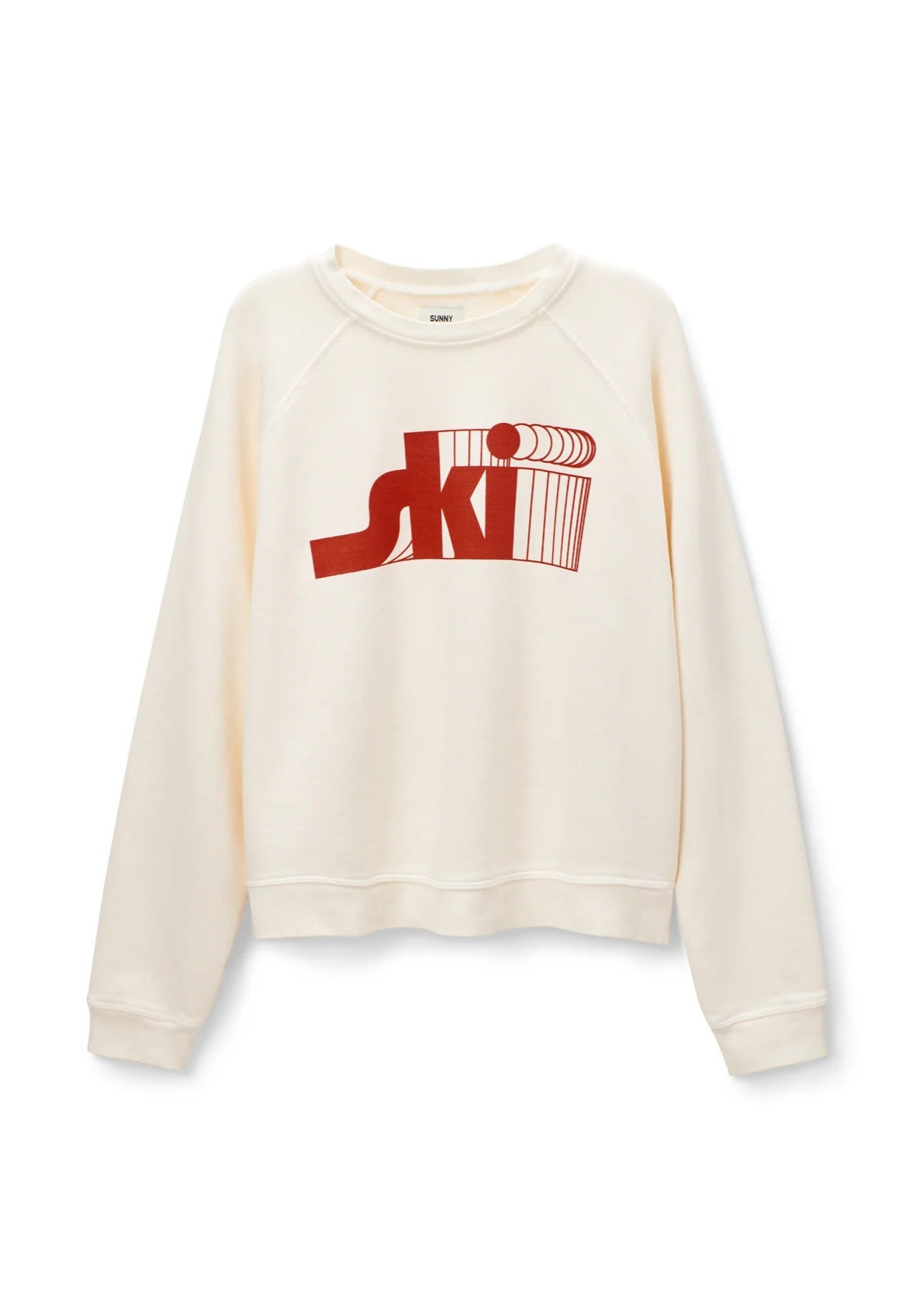 Raglan Crew Sweatshirt - Off White