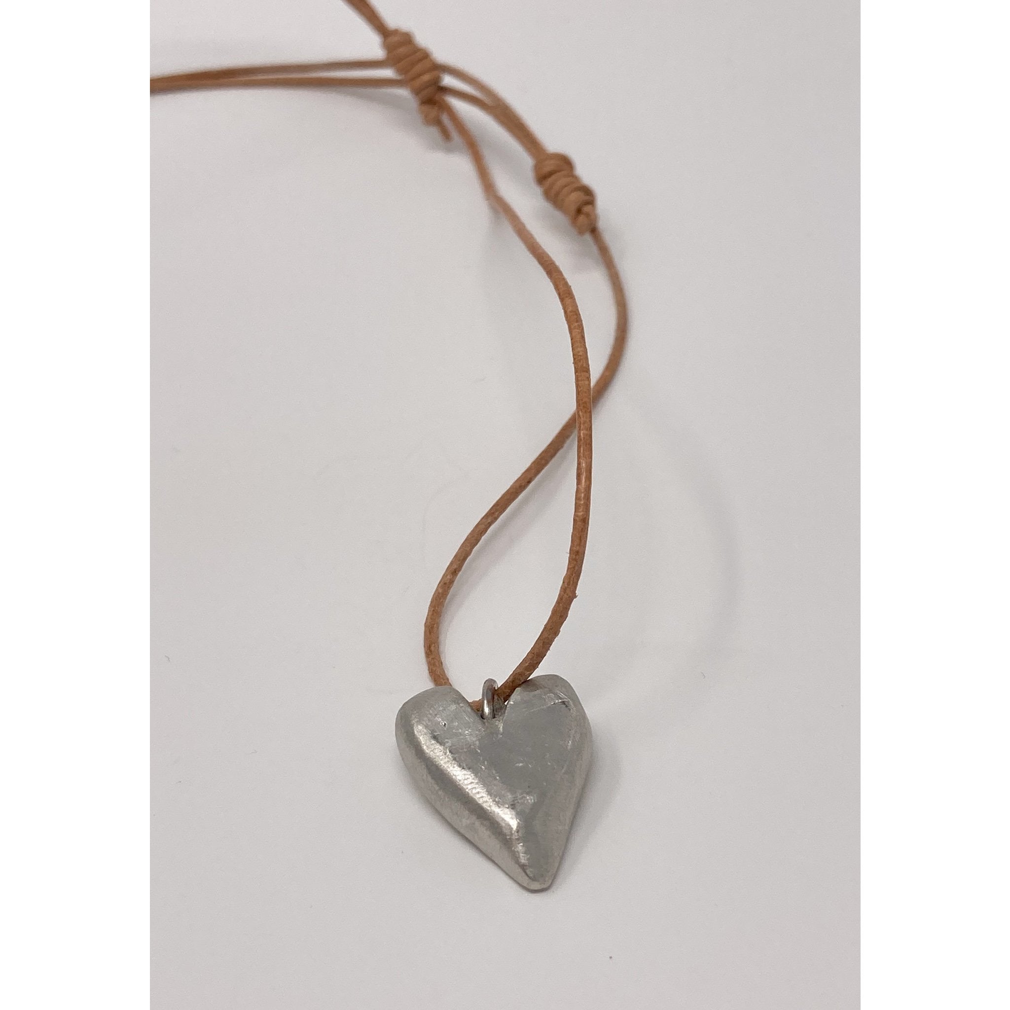 pewter heart locket