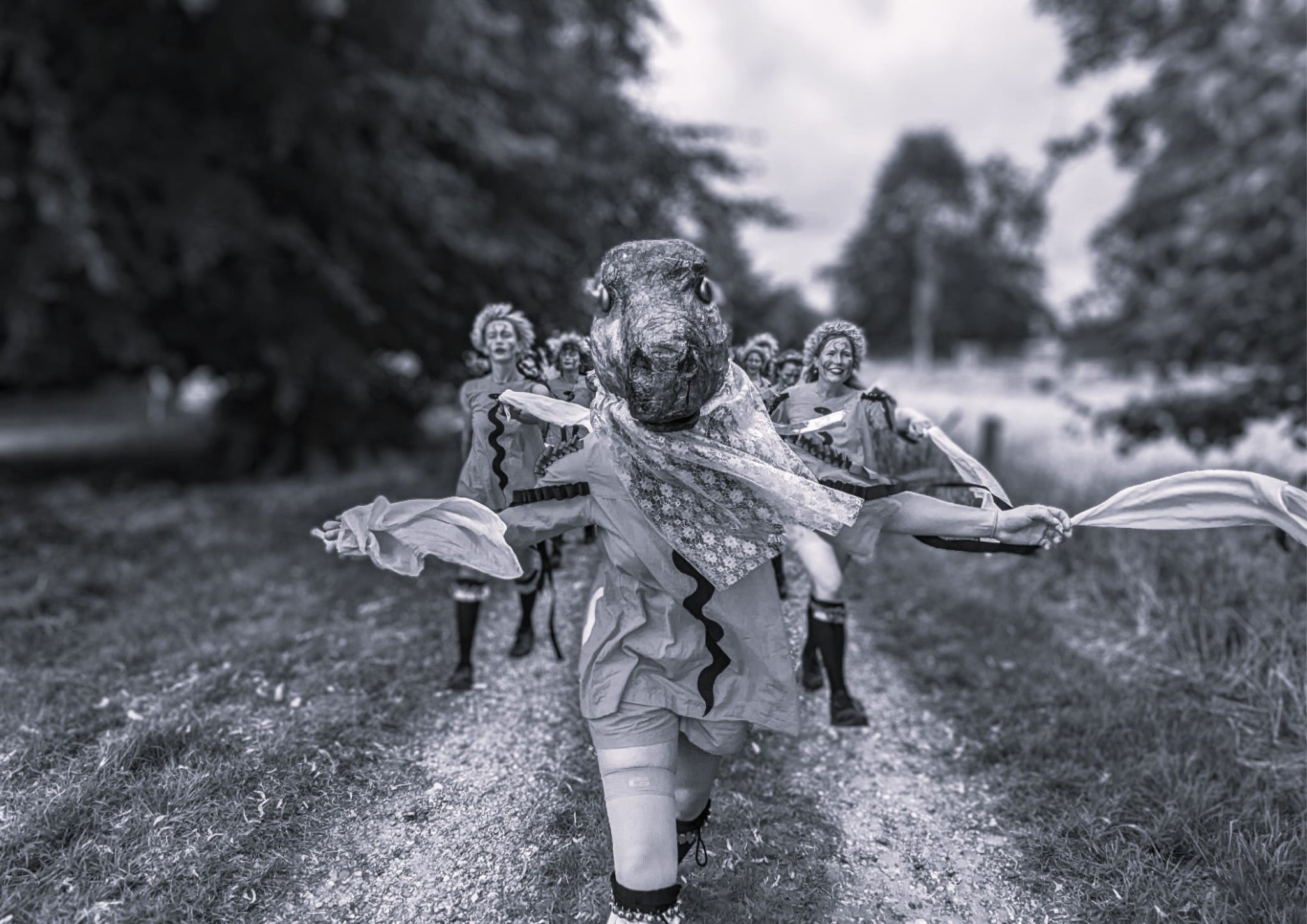 Boss Morris folk dancers