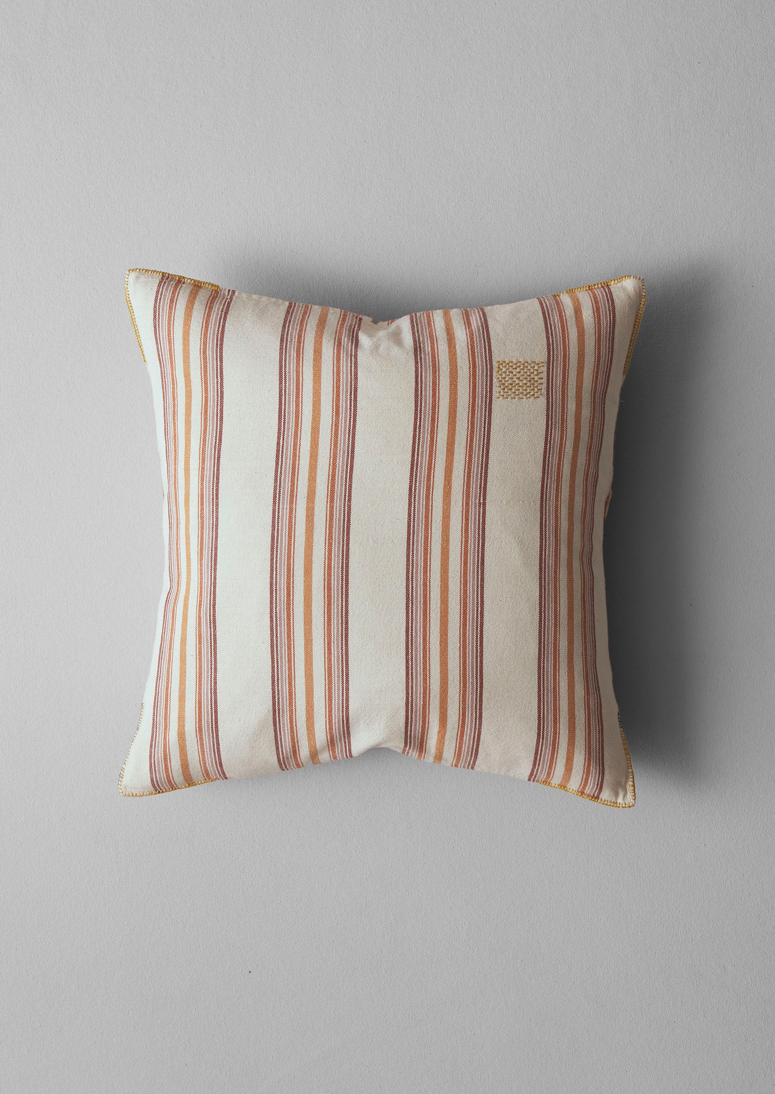 Tove Stripe Cotton Cushion Cover | Apricot