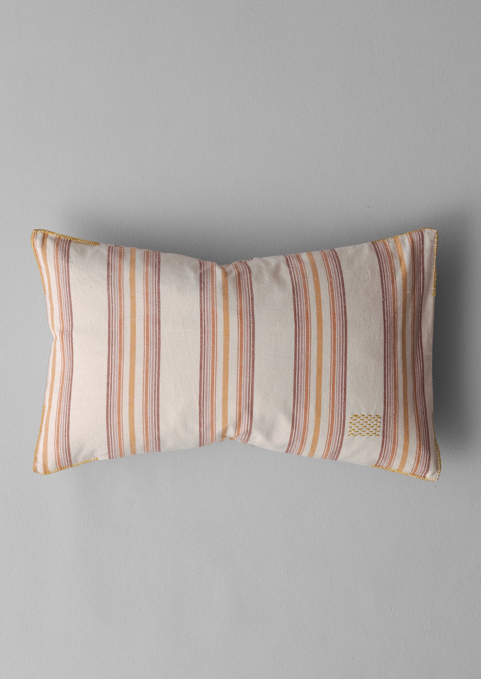 Fjord Stripe Rectangular Cushion Cover | Apricot