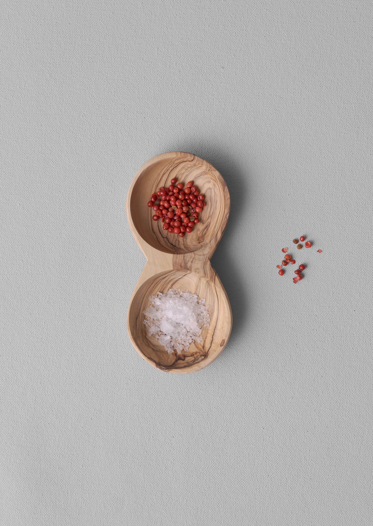 Olive Wood Seasoning Pinch Pot | Natural Wood