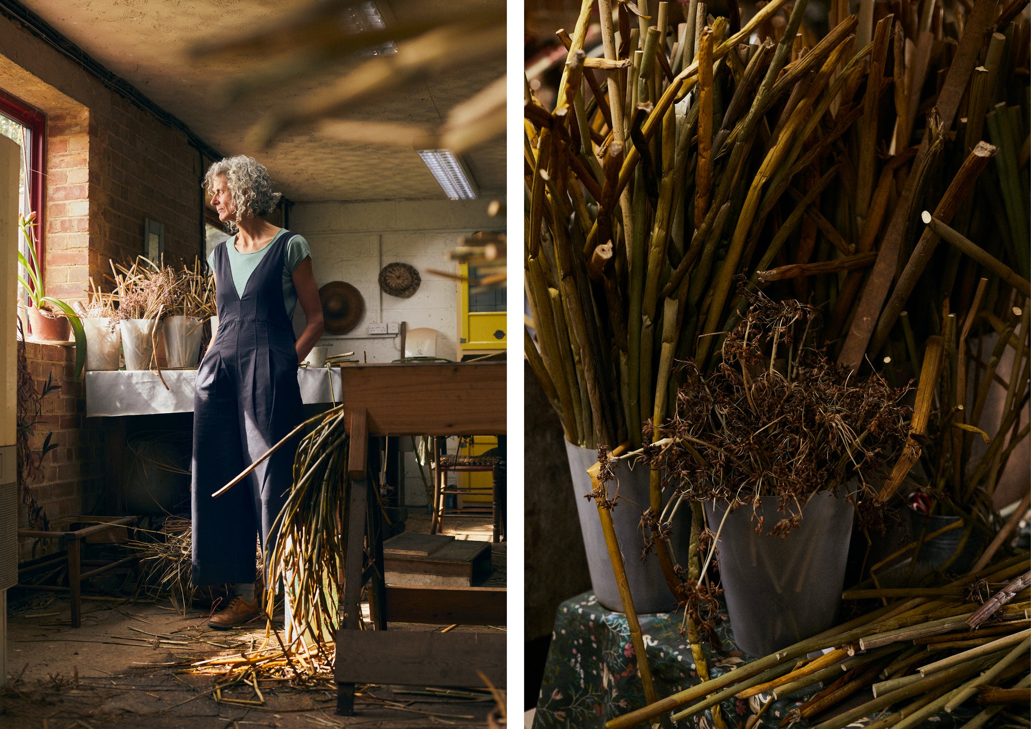 Woman in a rush workshop and rush