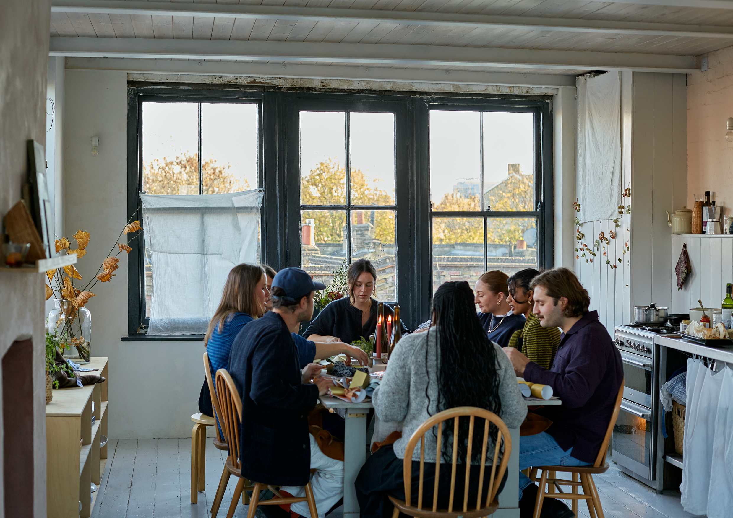 People at a dinner party