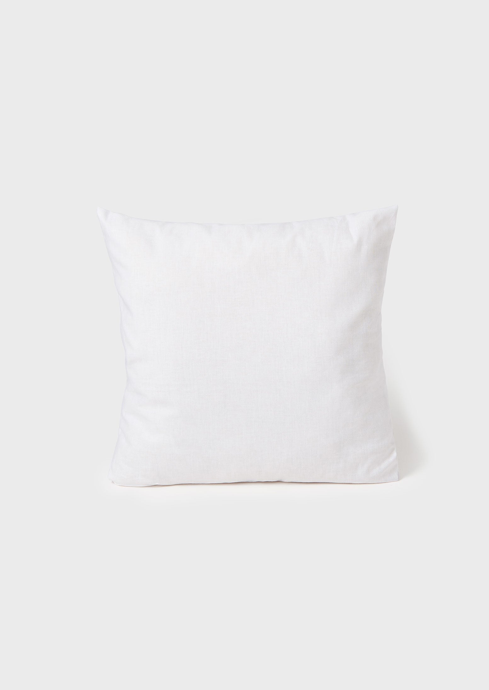 Medium Square Wool Cushion Pad | White