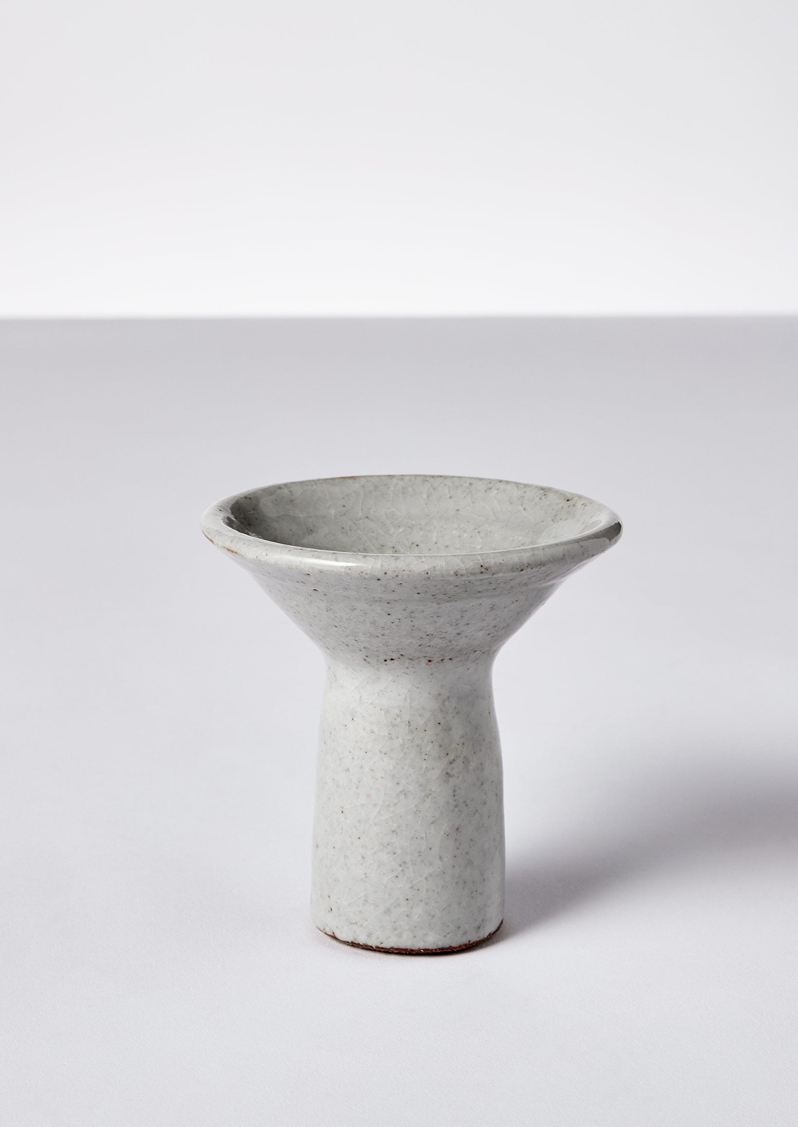 Grace McCarthy Dinner Candle Holder | Soft Grey