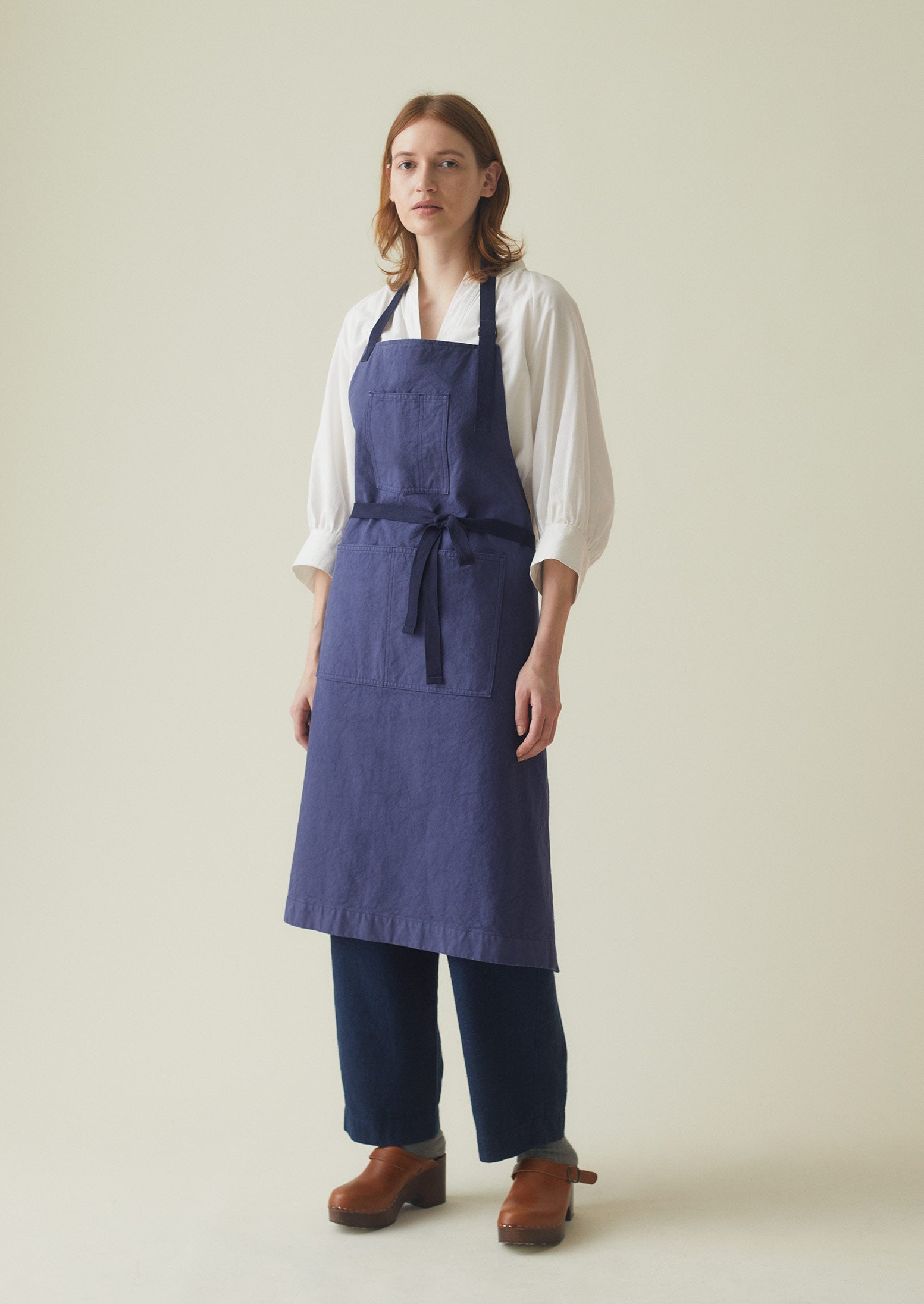 Cotton Canvas Project Apron | Workwear Blue