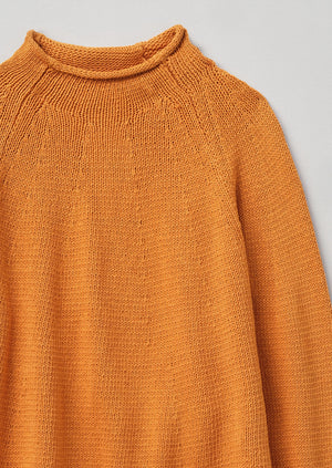 Cotton Linen Easy Sweater | Apricot | TOAST