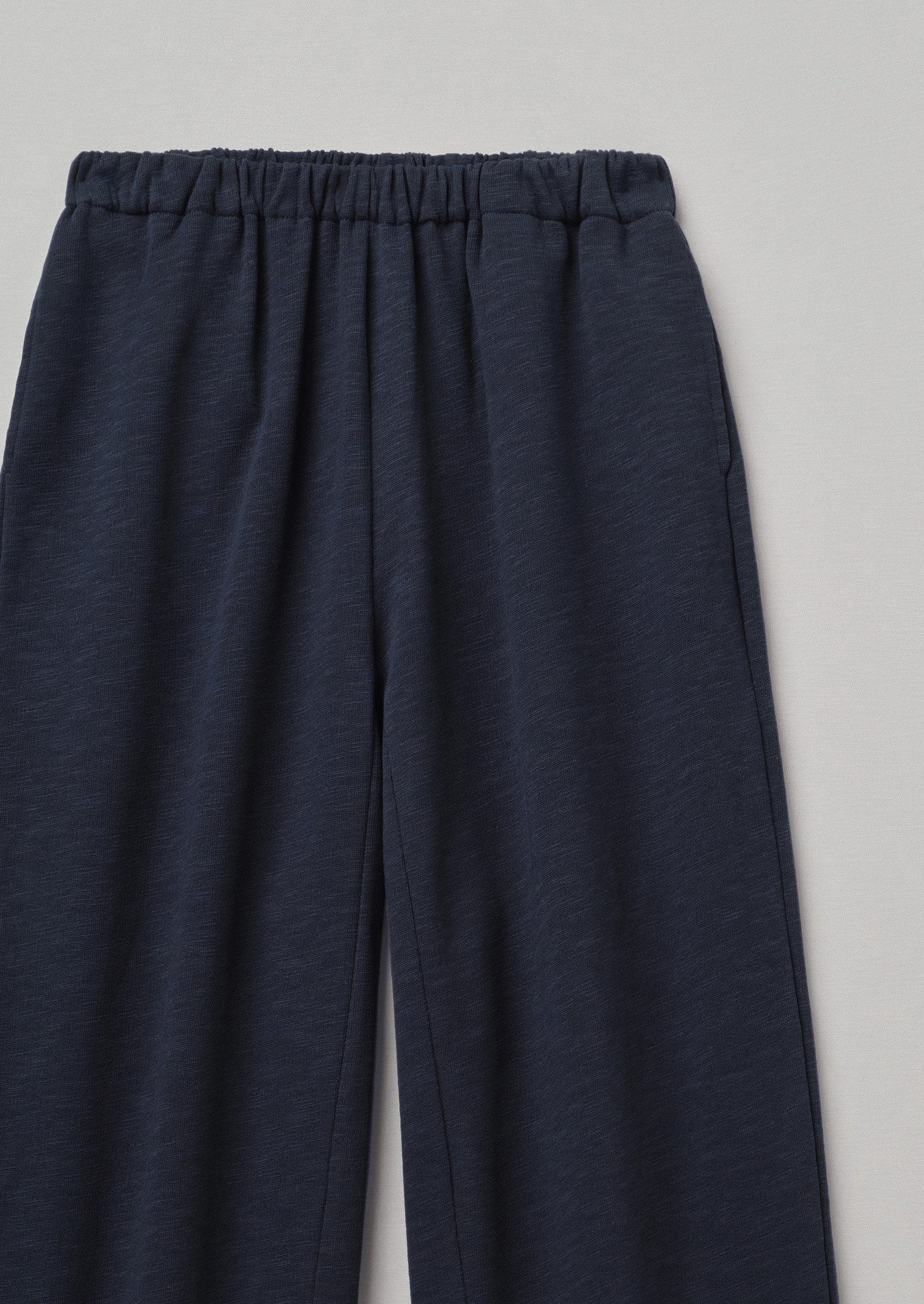 Loop Back Jersey Trousers | Midnight