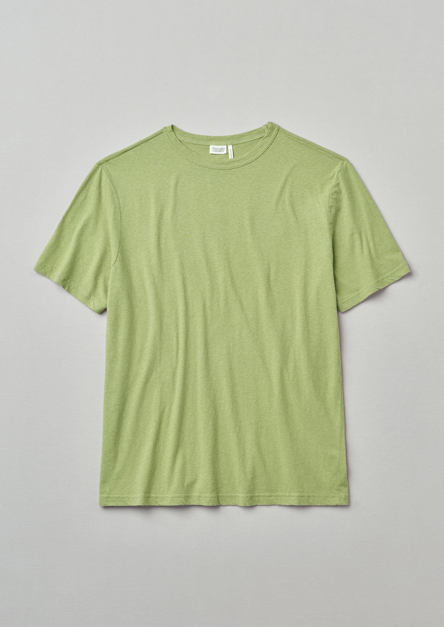 Theo Cotton Linen Short Sleeve Tee | Nettle