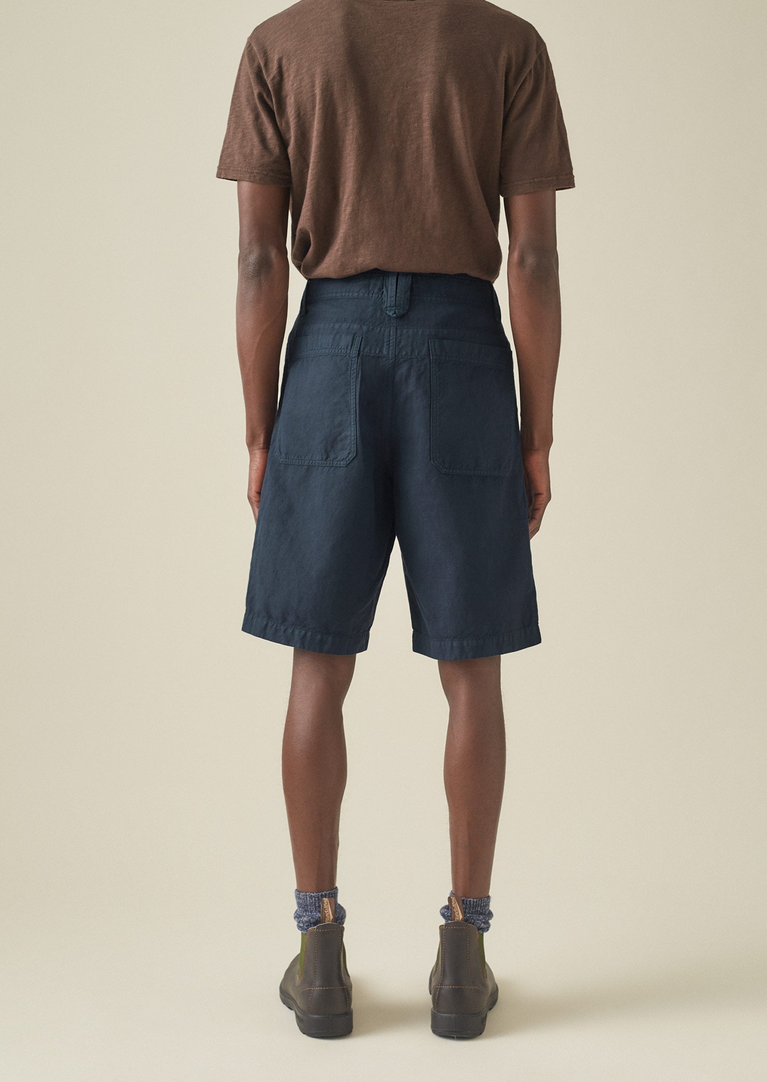 Archie Garment Dyed Shorts | Slate