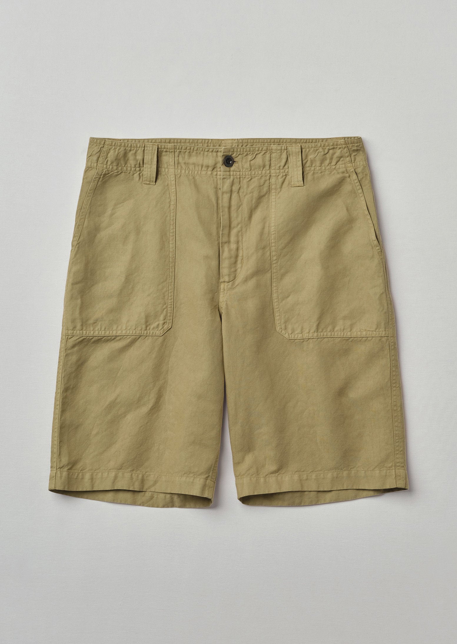 Archie Garment Dyed Shorts | Drift Wood