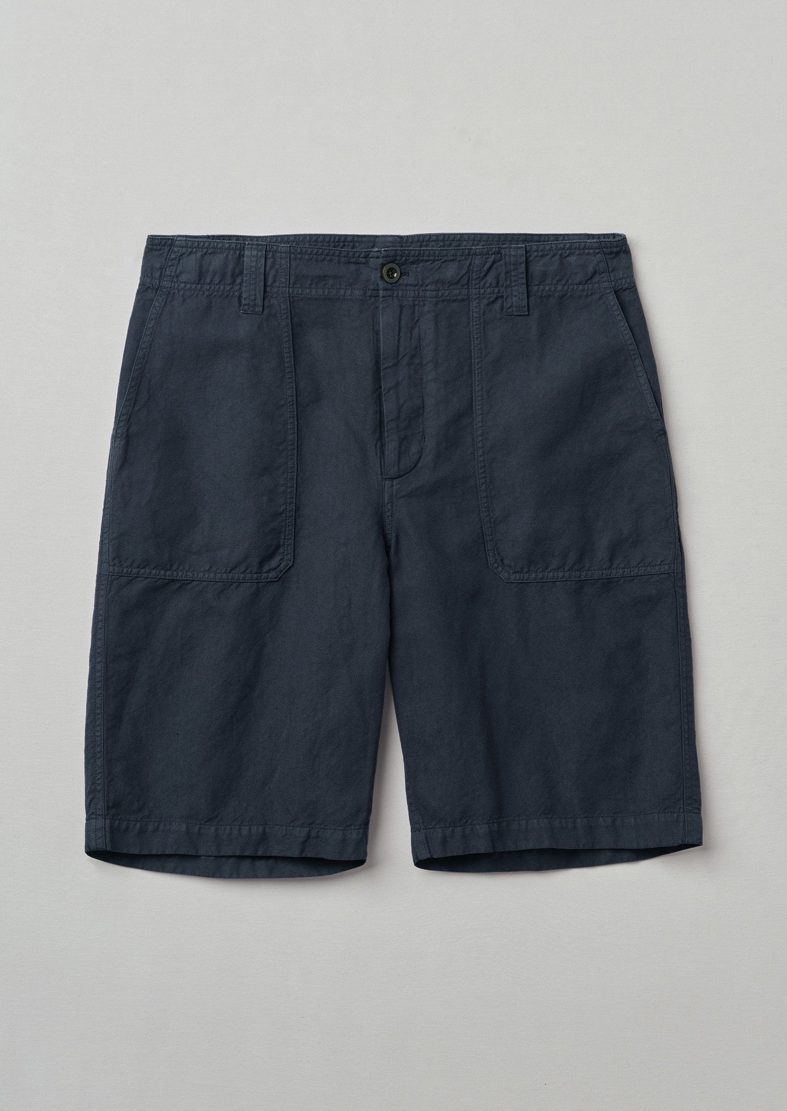 Archie Garment Dyed Shorts | Slate