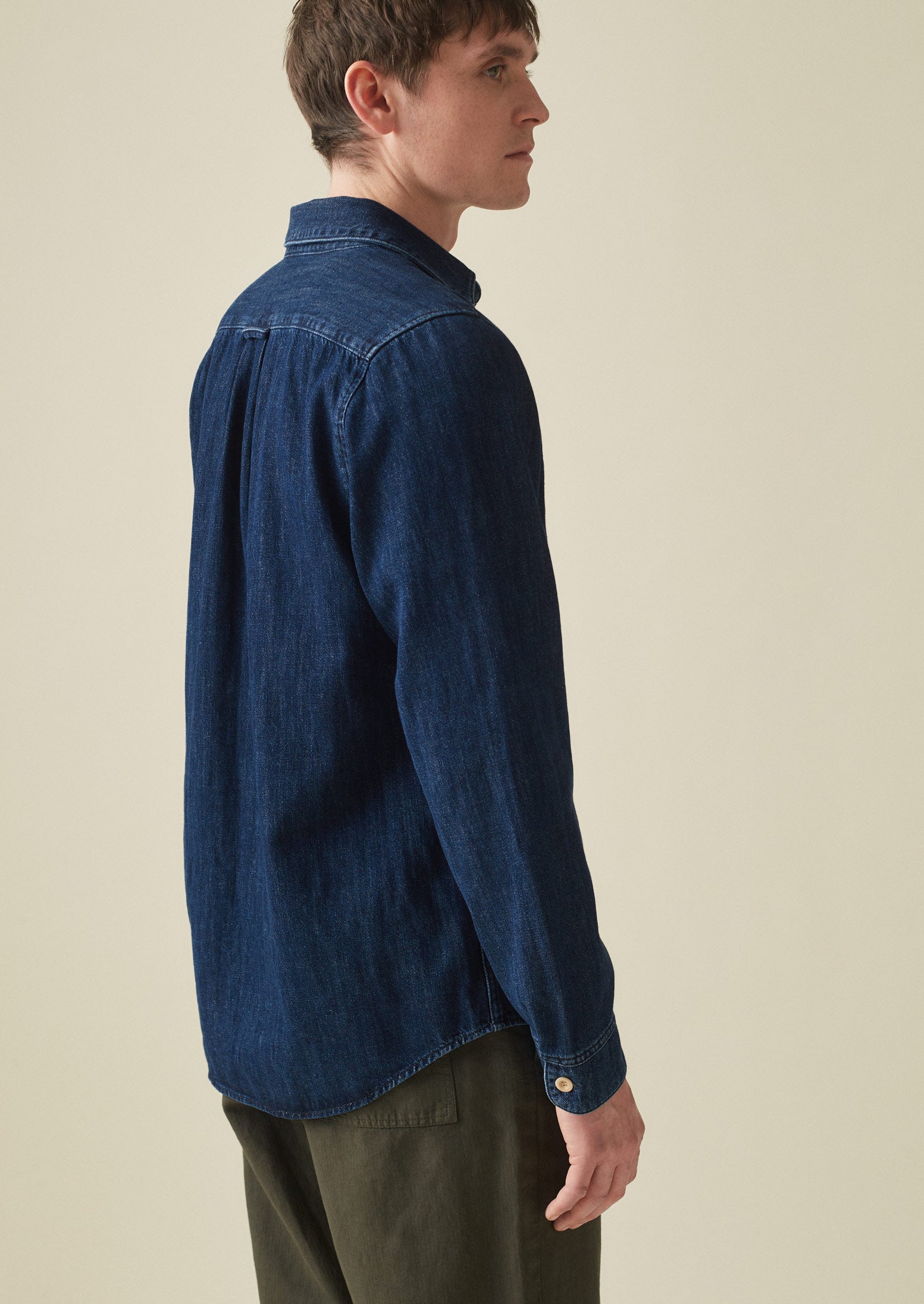 Patch Pocket Denim Shirt | Indigo