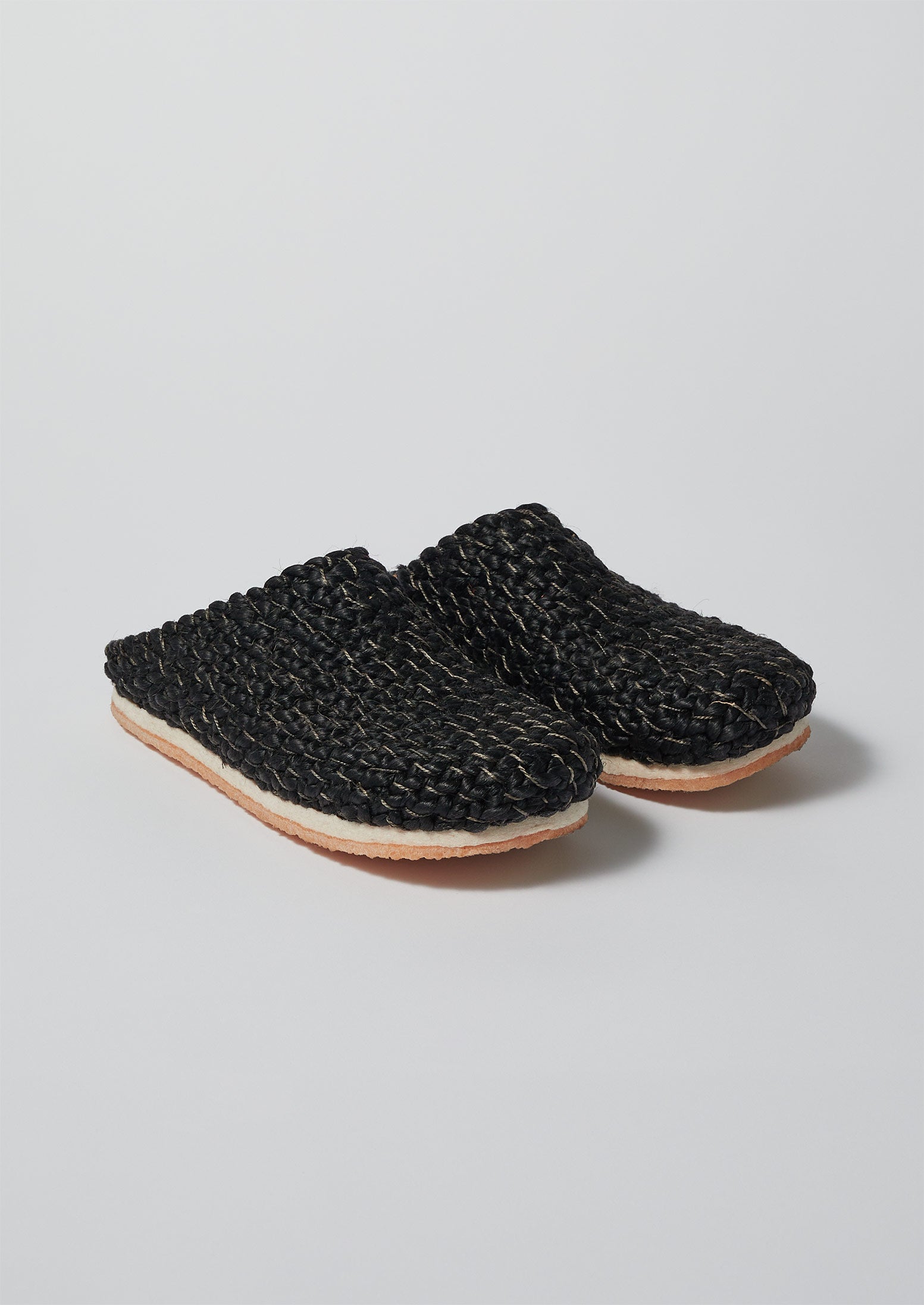 Pla Jute Mules | Black