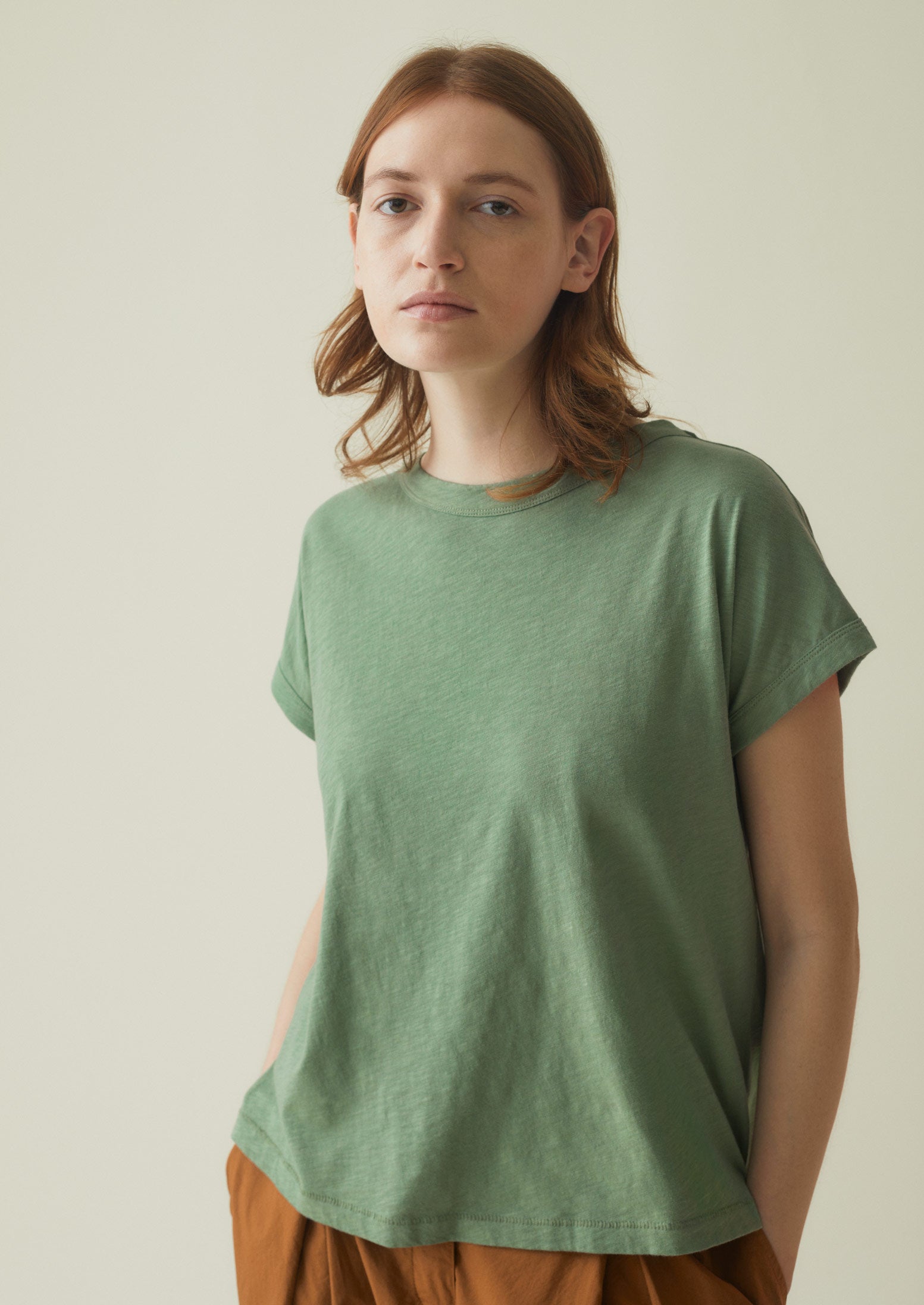 Alda Organic Cotton Easy Tee | Herb