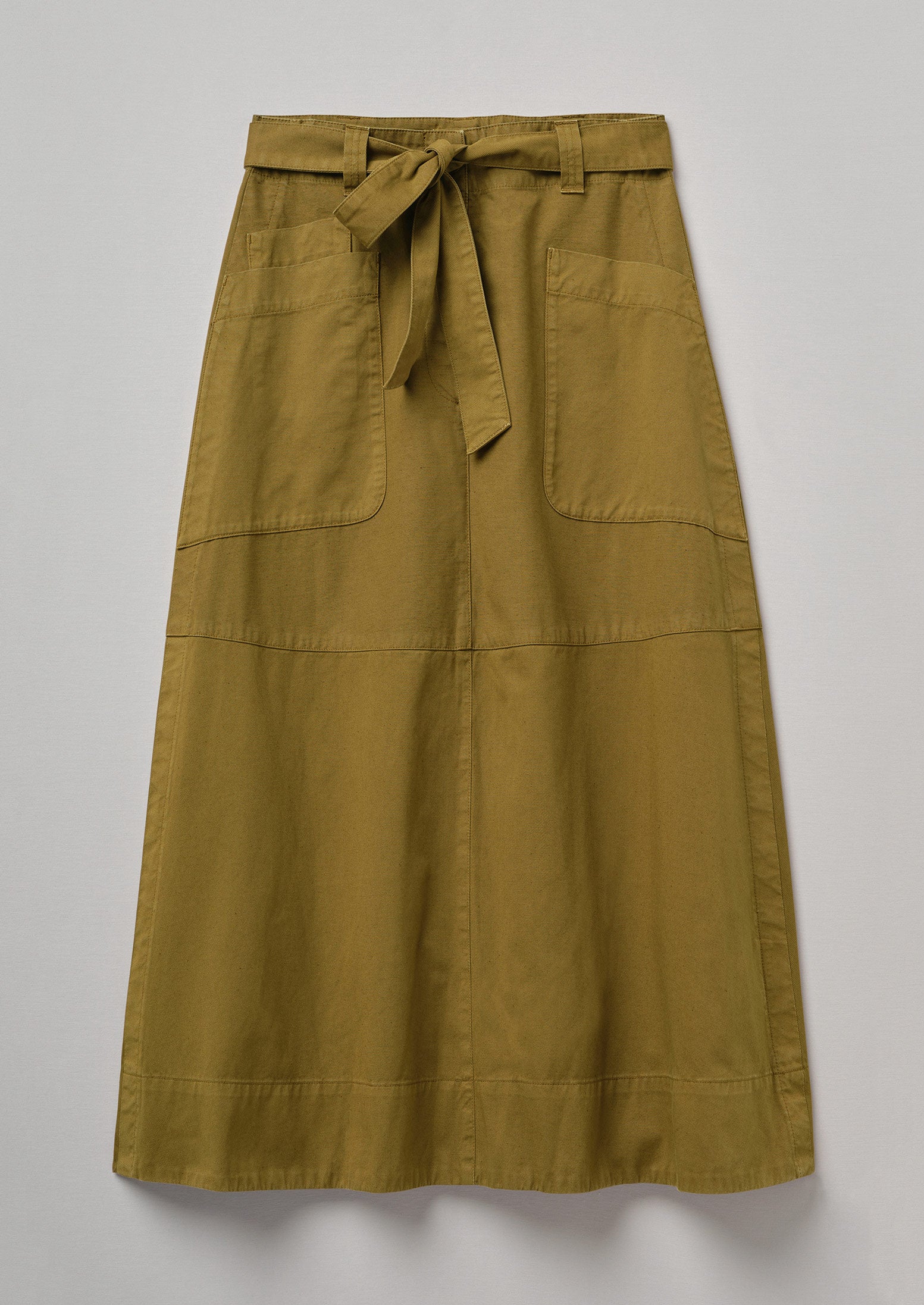 A Line Cotton Linen Skirt | Breen