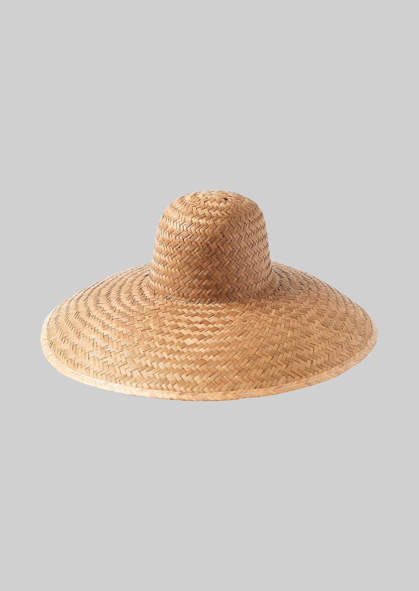 very wide brim straw hat