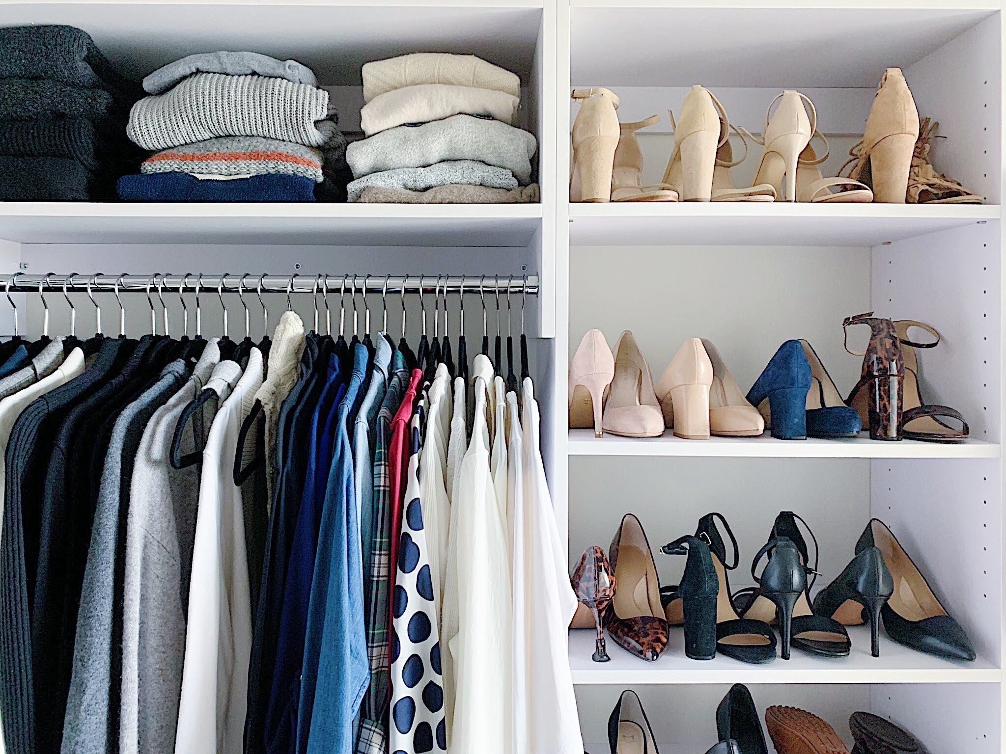 Closet Organization Ideas with NEAT Method - Color & Chic