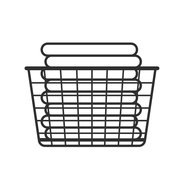 Neat Method Metal Grid Basket - Black - Size Large