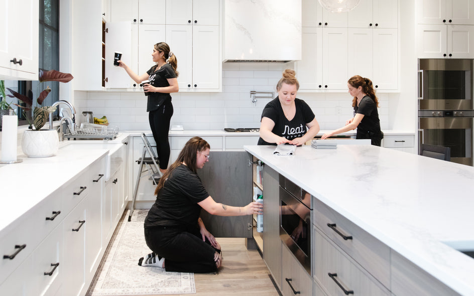 Kitchen Sink Counter Organization • Neat House. Sweet Home®