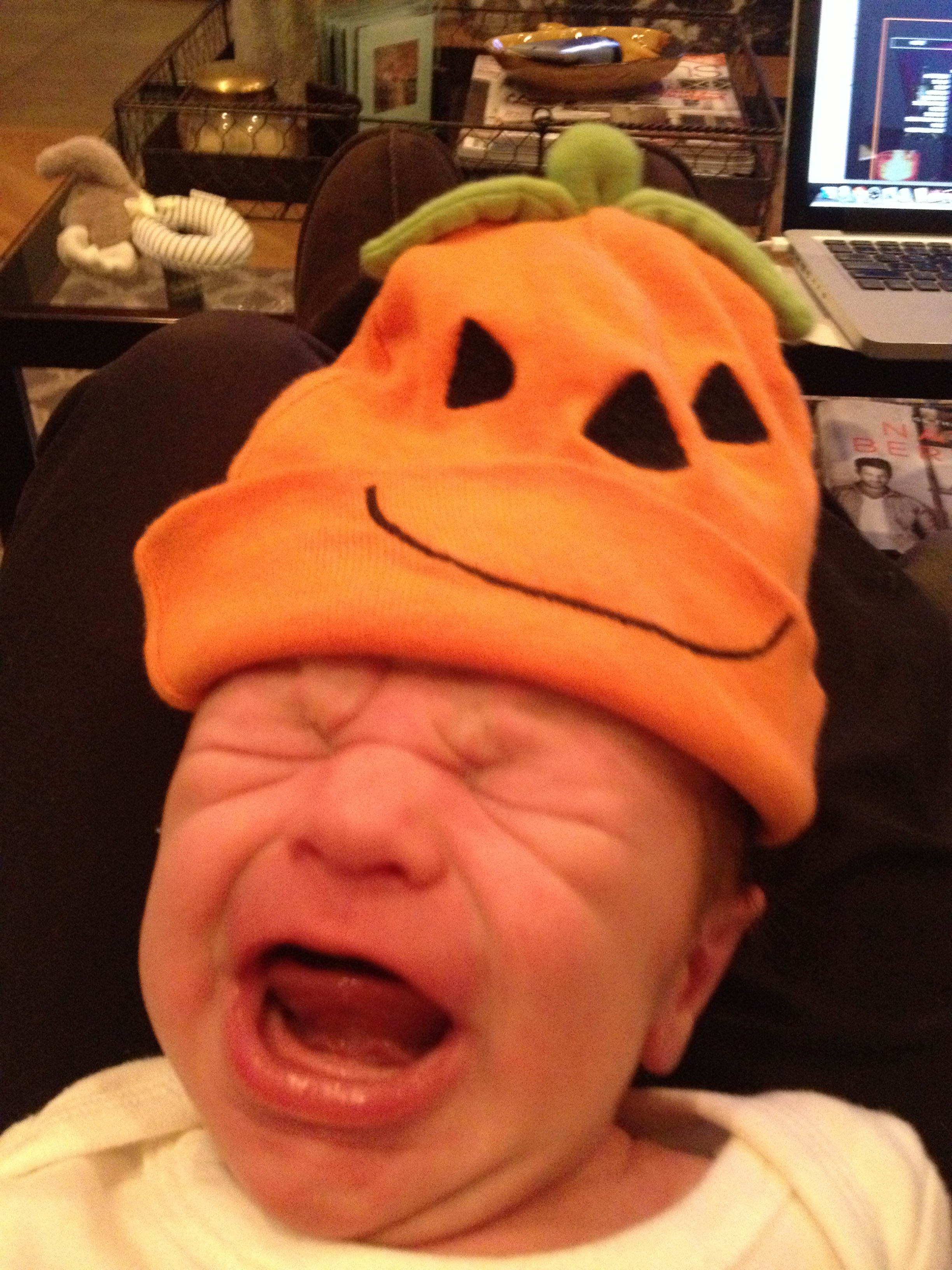 Pumpkin, Baby, crying baby,