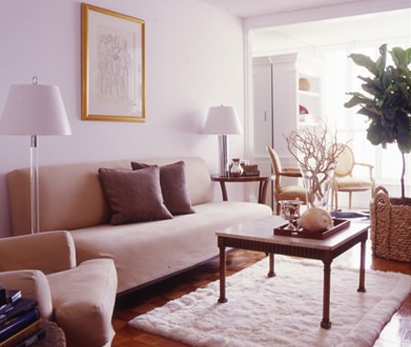 Modern, family room, Jennifer Aniston, Brad Pitt, Organized, NEAT Method