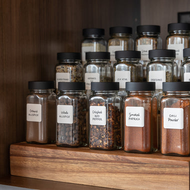 Printed Modern Spice Labels — Greenhaus Market