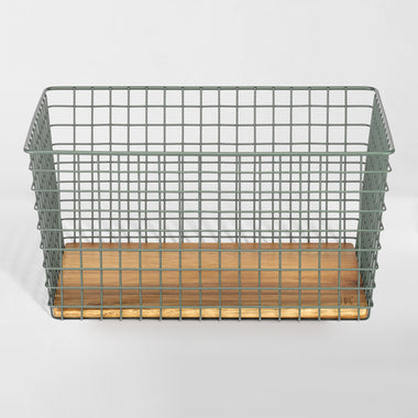 Neat Method Metal Grid Basket - Black - Size Large
