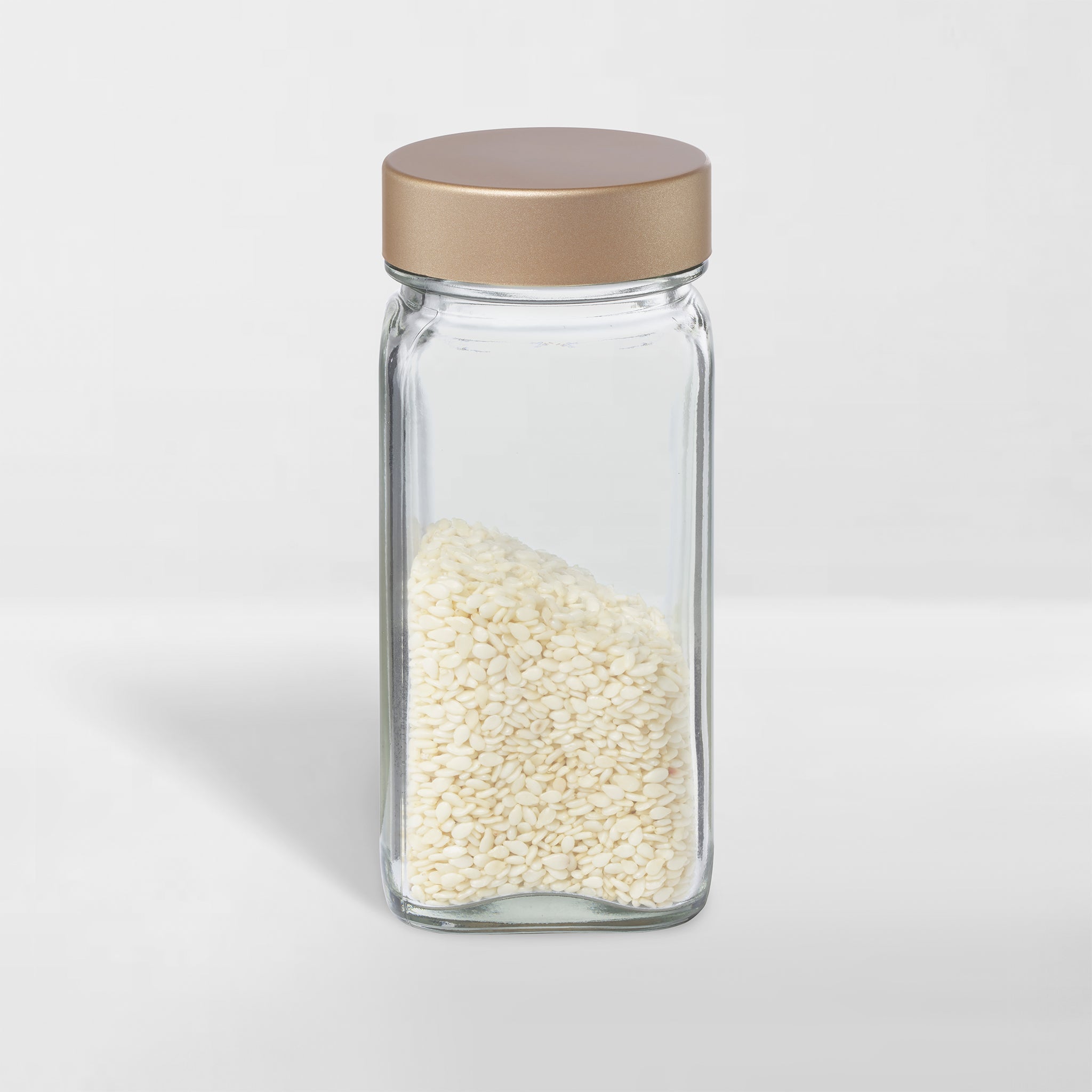 The Container Store Glass Spice Jar - Gold - 3 oz