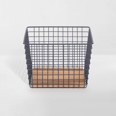 Neat Method Metal Grid Basket - Black - Size Large