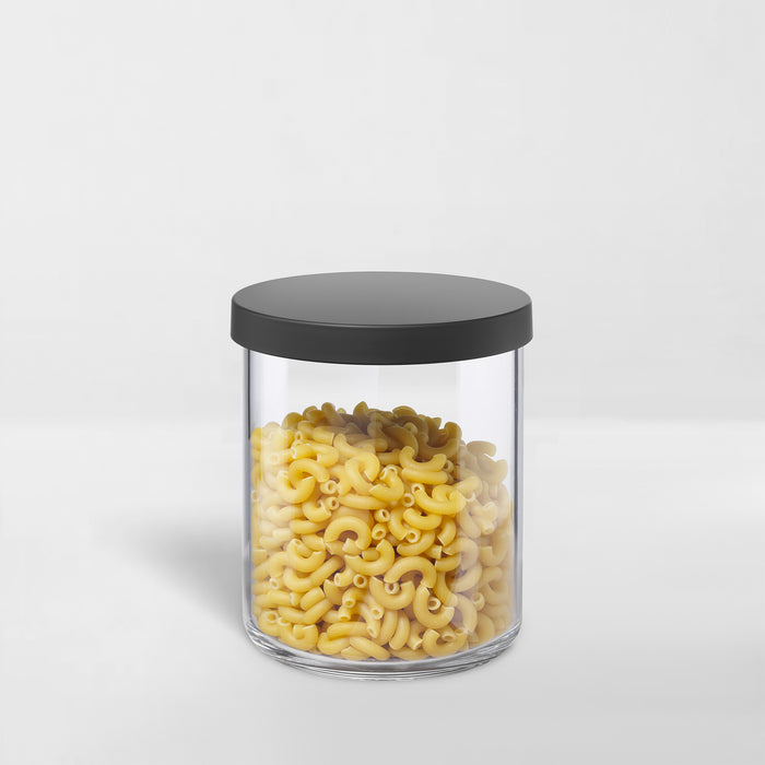 URBAN GREEN Stackable Glass Jars With Bamboo Trays, Food Storage