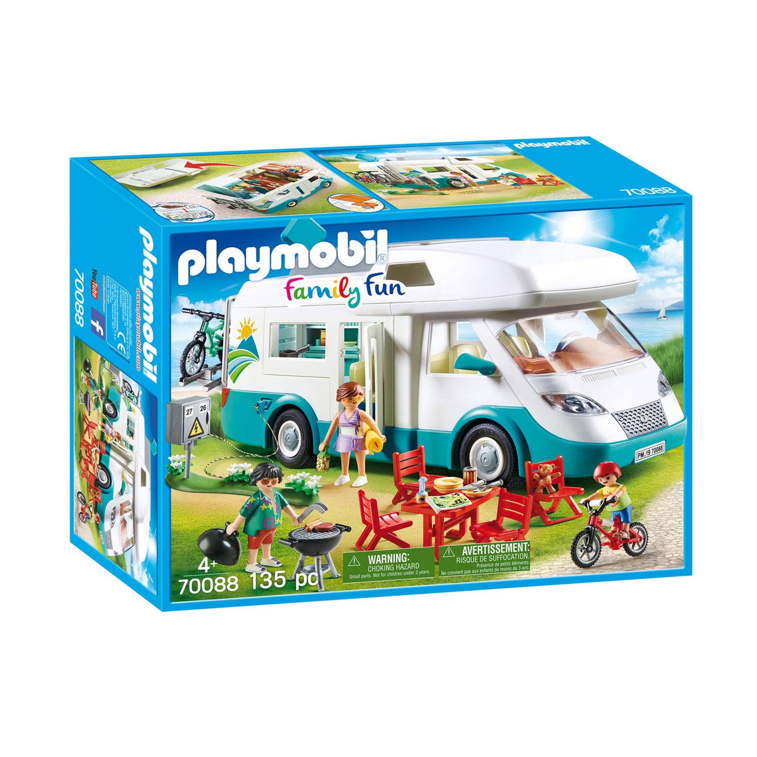Playmobil Family Fun Camper met Familie 70088