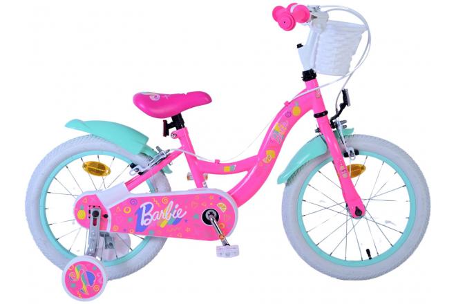 Barbie Kinderfiets Meisjes 16 inch Roze Twee handremmen