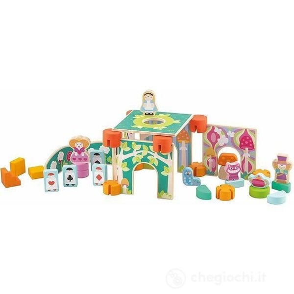 Sevi Constructieset Magic Land Meisjes Hout 40-delig