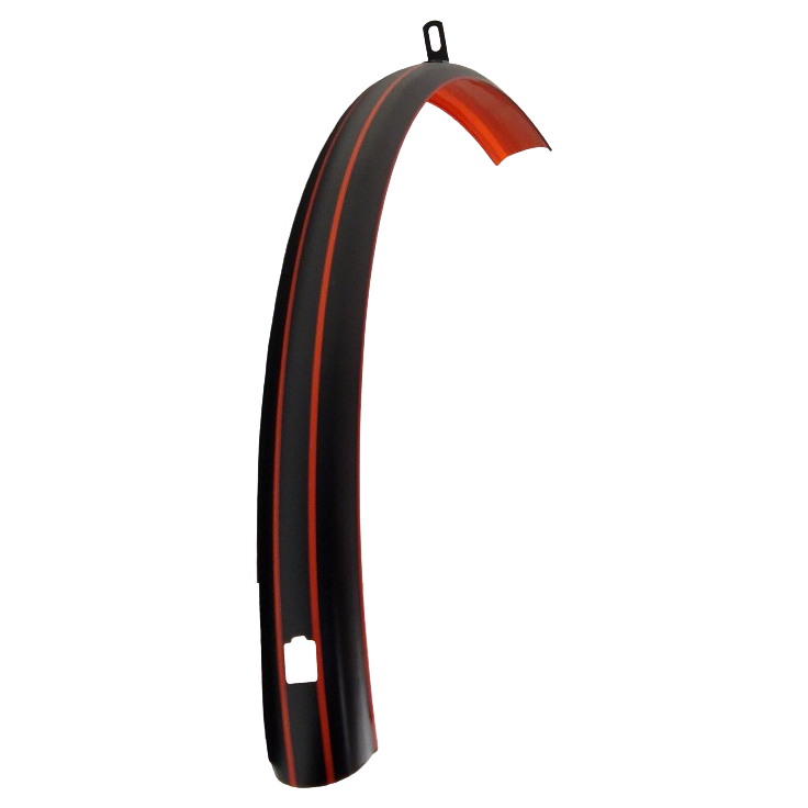 Sks Voorspatbord 28 inch kunststof 46 mm mat zwart / rood