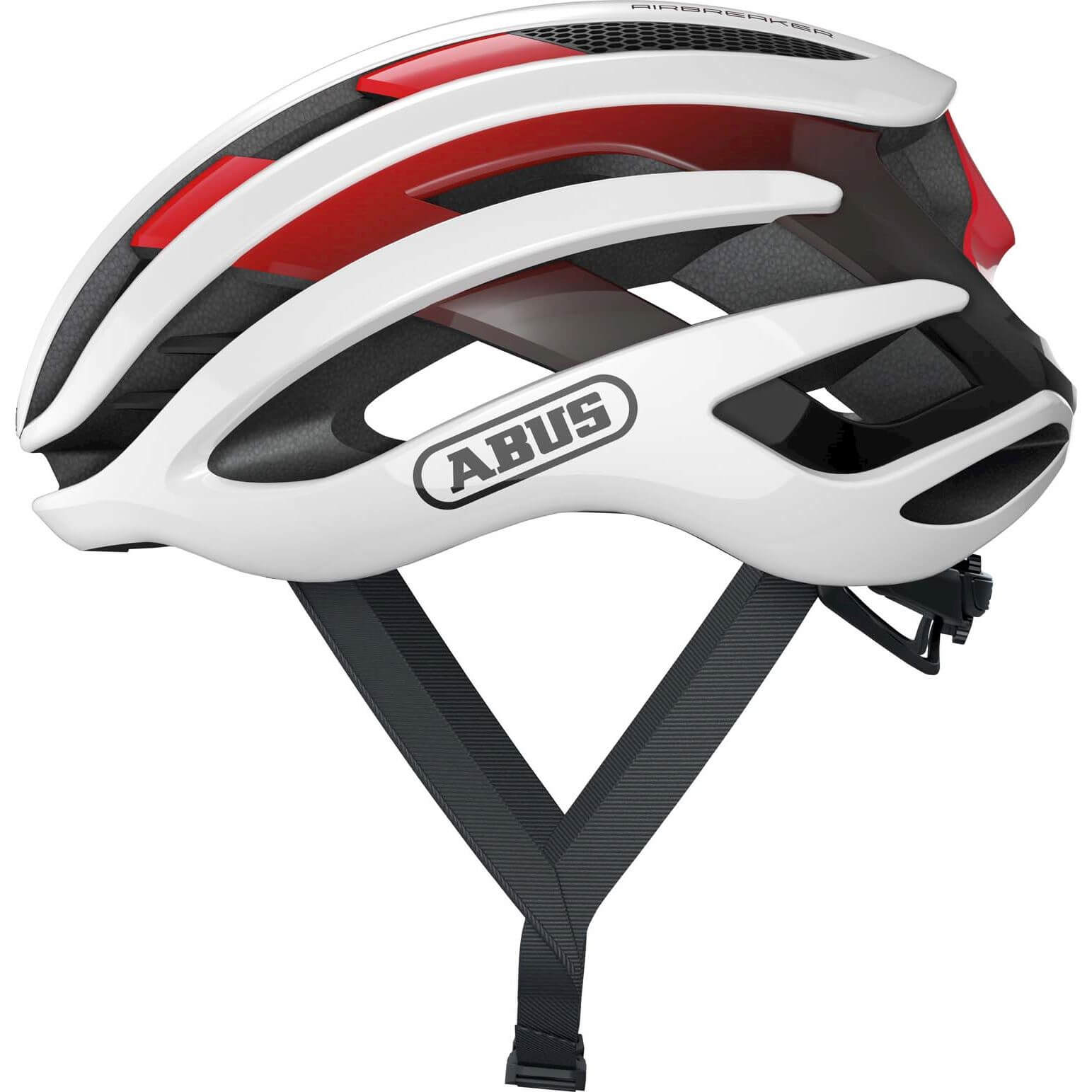 Abus AirBreaker Fietshelm - Maat  S (51-55 cm) - white red