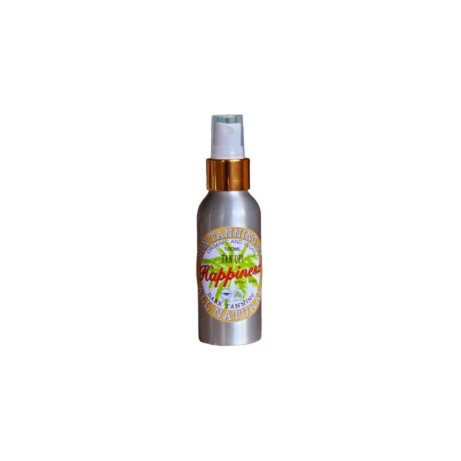 HAPPINESZ NATURAL SUN TANNING OIL TAN UP