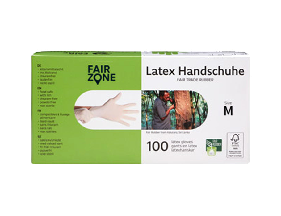 Latex handschoenen - 100 stuks                        - Size M
