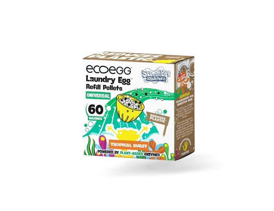 EcoEgg EcoEgg Laundry SpongeBob Tropical Burst Universal Refill 60 Wasjes